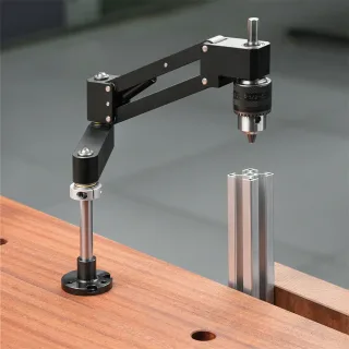 GANWEI Cantilever Tapping Tool CNC Aluminum Alloy Anodized Finish 1.5-10mm Chuck Professional Tapping Support Stable Mou