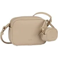 Gabor Handtasche Devika (Set, 2-tlg., Mini-Taschenanhänger), runde Formen sowie dekorative Seitenakzente mit Mini-Taschenanhänger