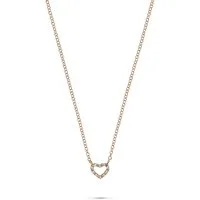 CHRIST Collier CHRIST Damen-Kette 375er Roségold 10 Diamant Herz
