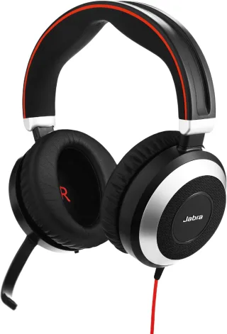 Jabra Evolve 80 Stereo UC [USB-A] schwarz/silber