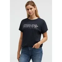 SOCCX Rundhalsshirt mit Turn-Up-Ärmel