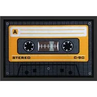 Rockbites Fußmatte Rockbites - Fußmatte Türmatte Fußabstreifer "Tape" Orange Nr. 1