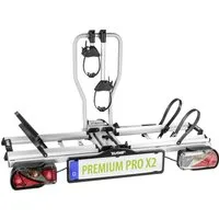 EUFAB Heckfahrradträger EUFAB Fahrradheckträger PREMIUM PRO X2 für 2