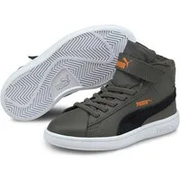 PUMA Winterschuhe Smash V2 Mid Fur Vorschule grau Kinder Sneaker