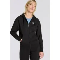 PUMA Kapuzensweatshirt ESS SMALL NO 1 LOGO COMFORT FULL-ZIP HOODIE FL mit Kängurutasche, mit verstellbarer Kapuze, sportlicher Stil
