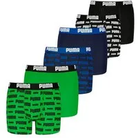 PUMA Boxershorts PUMA BOYS EVERYDAY LOGO PRINT BOXERS 6P ECOM (Spar-Pack, 6-St., 6er-Pack)