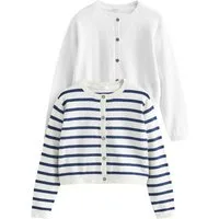 Next Strickjacke Strickjacke, 2er-Pack (2-tlg)