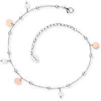 Engelsrufer Fußkette Little Joy Bicolor, mit Süßwasserzuchtperle