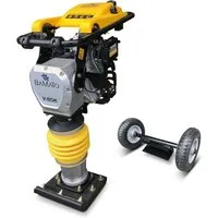 BAMATO Vibrationsstampfer V-85K, 2-tlg., inklusive Fahrwerk