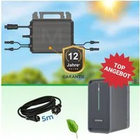 Paket.ag Balkonkraftwerk Marstek Speicher-Set:2,24 kWh B2500-D + 800W Wechselrichter + Kabel, (1-St)