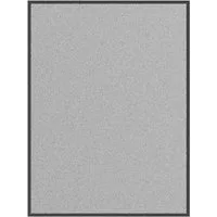 vidaXL Fußmatte Fußmatte Grau 80x120 cm, Rechteckig