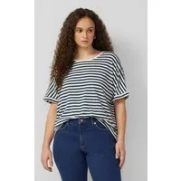 QS Kurzarmshirt T-Shirt T-Shirt mit Fledermausärmeln im Loose Fit