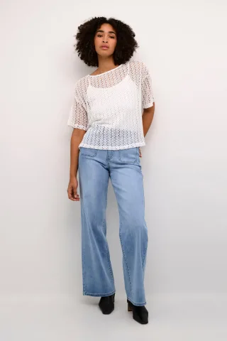 Strickpullover Loose fit white