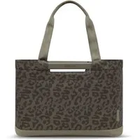 Kapten & Son Shopper Vaasa Shopping Basket Leo Dark Brown, Einkaufswagenmünze, Faltbar
