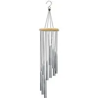 Agger Windspiel Windspiel für den Außenbereich – Gedenk-Windspiel mit 12 Röhren, aus Aluminiumlegierung und Aufhängehaken