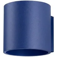 SOLLUX lighting Wandleuchte Wandleuchte ORBIS 1 ultramarin, Nicht enthalten