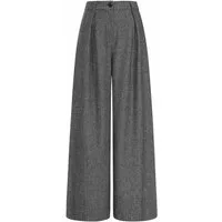 Banned Schlaghose Lori Herringbone Trousers Vintage Fischgrätmuster