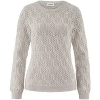 Hessnatur Strickpullover aus Bio-Baumwolle und Wolle (1-tlg)