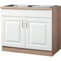 wiho Küchen Spülenschrank Tilda 100 cm breit