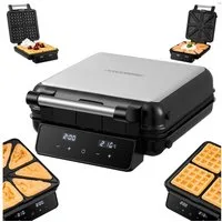 STEINBORG 2-in-1-Kombi-Waffeleisen SB-2241, 1500 W, Touch-Display