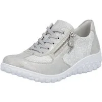 Rieker Sneaker Halbschuh, Schnürschuh, Freizeitsneaker mit floralem Muster