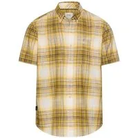 camel active Karohemd kurzarm, mit Button-Down-Kragen