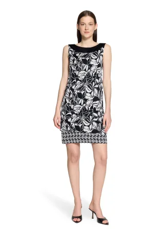 Betty Barclay - Jerseykleid dunkelblau/weiß - Gr. - 36