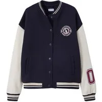 jonen Sweatjacke College-Sweatjacke mit Kontrastärmeln Mädchen