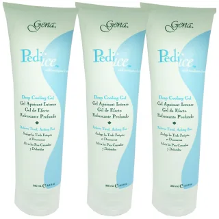 Gena Pedi Ice Deep Cooling Gel Menthol Pflege gegen schmerzende Füße 3x250ml