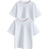 Next T-Shirt Kurzärmelige T-Shirts, 2er-Pack, uni (2-tlg)