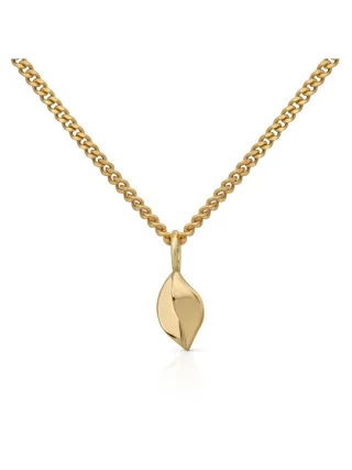 Orolino Halskette Gold 585 mit Blatt-Motiv 42/45cm lang