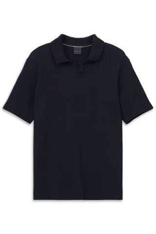 bugatti - Herren Polo 1/2 Arm marine - Gr. - M