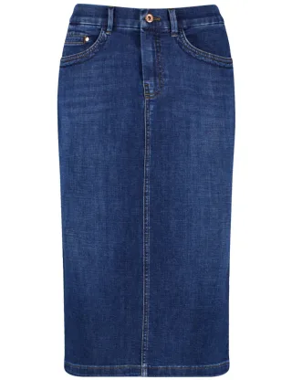 GERRY WEBER Edition - Jeansrock Midi blau - Gr. - 34