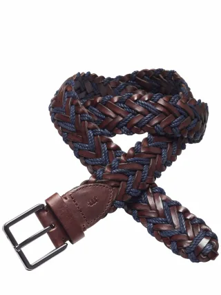Mey & Edlich Herren Flechtgürtel Braun Breite: ca