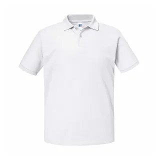 Russell - "Authentic Eco" Poloshirt für Herren/Damen Unisex (Weiß)