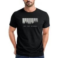 Neverless Print-Shirt Herren T-Shirt Frontprint - Outdoor Design No Signal - Baumwollshirt mit Print