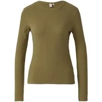 QS Langarmshirt T-Shirt Geripptes Longsleeve
