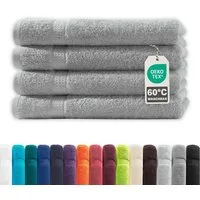 Devior Handtuch Set Frottierserie Elegance in vielen Farben, hochwertig mit 500 g/m², Handtücher - 100% Baumwolle (4-St), 50x100 cm, saugstark, schnelltrocknend, pflegeleicht & geruchsneutral