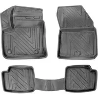 fussmattenprofi.com Auto-Fußmatte 3D Fussmatten für Opel Corsa F Elektro 2019-2026 Carbon (EV-Model) (1 St), für Opel Opel Corsa Elektro