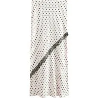 Next Maxirock Satin-Maxirock mit Spitze (1-tlg)
