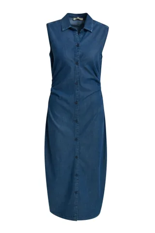 Smith&Soul - Gathered Waits Dress Denim Style dark denim - Gr. - XXL