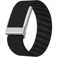 Wigento Smartwatch-Armband Nylon für Whoop 5.0 Electrocardiogram Elastisch Zinklegierung Schwarz, elastisch, verstellbar