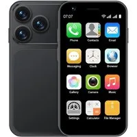 Athlix SERVO 18SE 3G Mini Smartphone Android Kinder Rentner Smartphone (7,62 cm, Dual SIM, 3G Mobilfunk, Android 9)