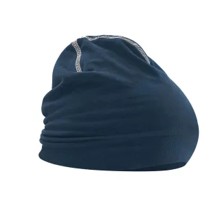 Beechfield - "Hemsedal" Mütze für Herren/Damen Unisex (Dunkelblau/Weiß)