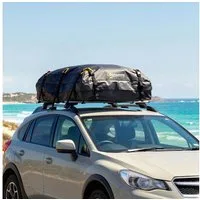 Outsunny Dachbox mit Anti-Rutsch-Matte, 10 Schwerlastgurten, 6 Türhaken, Gepäckschloss, (Dachkoffer, 1-St., Dachgepäckträger), für Fahrzeuge mit,ohne Gepäckträger