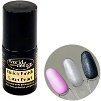 World of Nails-Design UV-Nagellack LED/UV Quick Finish Versiegelungsgel ohne Schwitzschicht Pinselflasche, ohne Schwitzschicht