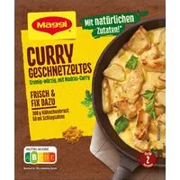 MAGGI Saucen, Maggi Fix Frisch Curry Geschnetzeltes Wuerzmix herzhaft lecker 41 g