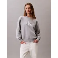 Calvin Klein Jeans Sweatshirt LS MONOLOGO FRENCH TERRY RLXD CR, Logoschriftzug