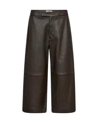 MOS MOSH - MMLeyanna Long Leather Shorts - Gr. - 36