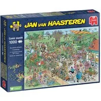 Jan van Haasteren Puzzle Jan van Haasteren - Stunde der Gartenvögel - 1000 Teile Puzzle, 1000 Puzzleteile